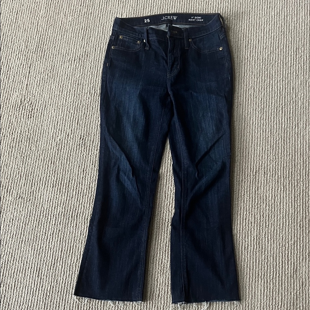 J.Crew Women's Dark Indigo Boot Cut Jeans